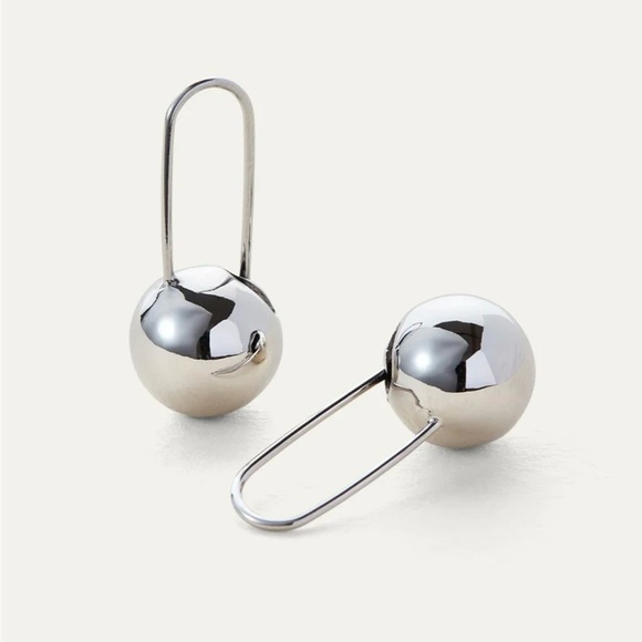 Jenny Bird Jewelry - Jenny Bird Silver Celeste Minimalist Drop Earrings